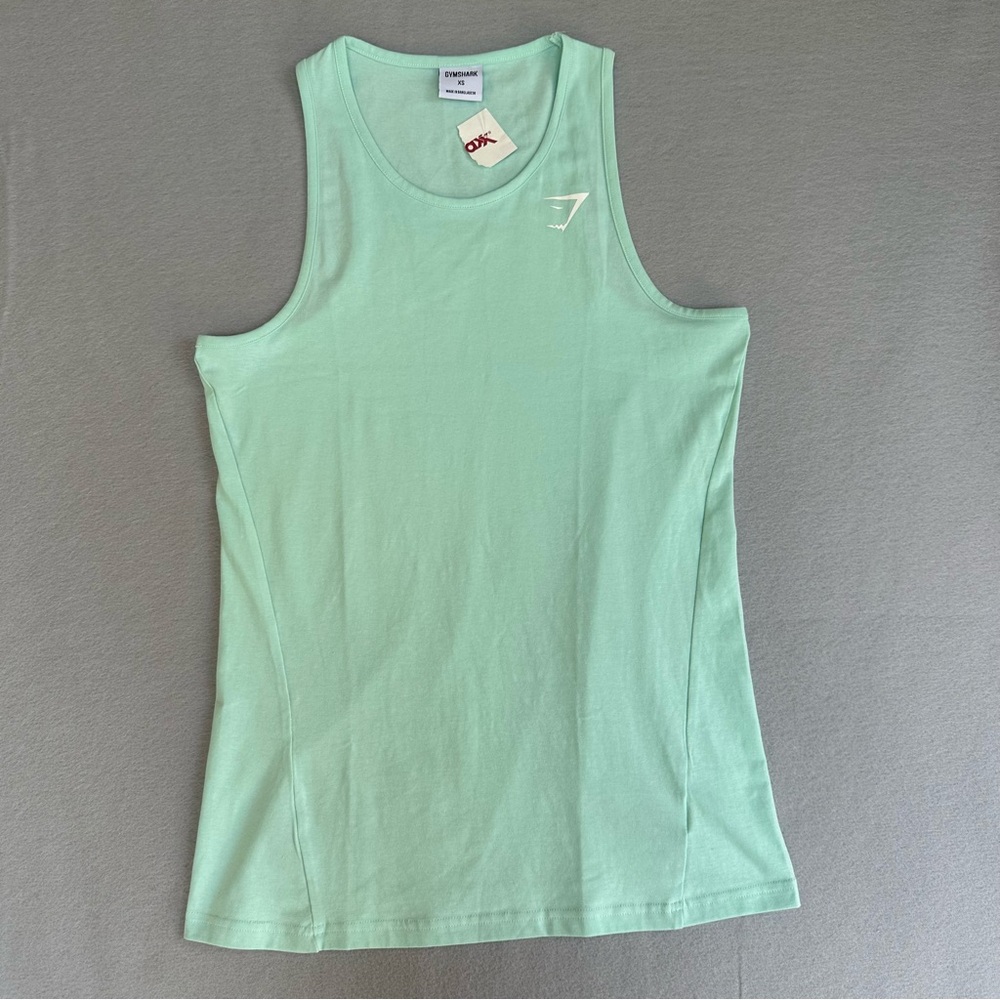 Gymshark XS Mint Green Racerback Tank Top